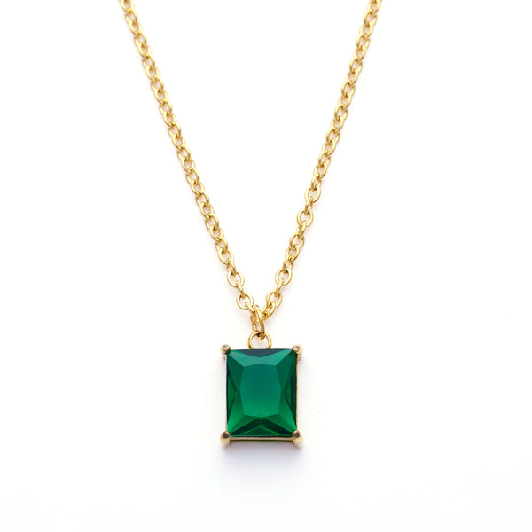 Emerald Grace Pendant Necklace