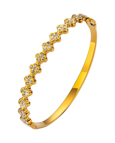Women's Four-Leaf Clover Bracelet