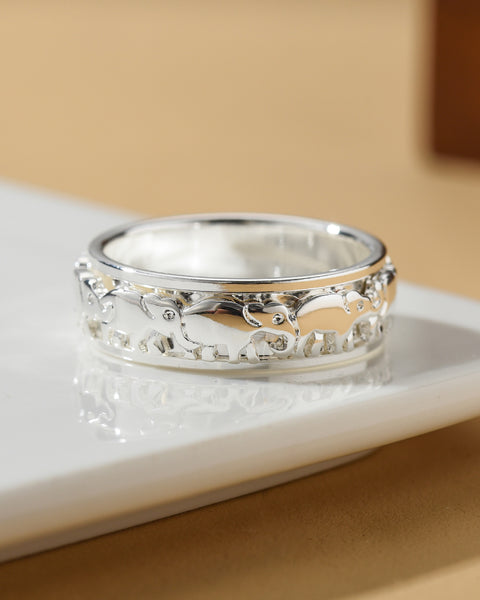 Filigree Openwork Carving Ring