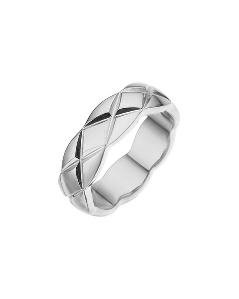Woven Texture Women's Ring