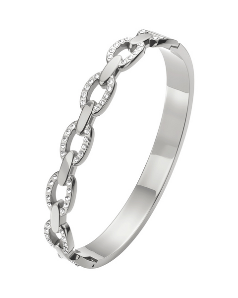 Pig Nose Link Bangle — A Modern Symbol of Strength and Good Fortune