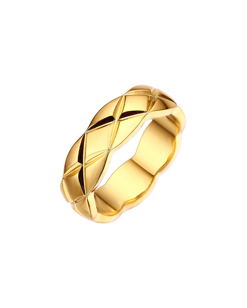 Woven Texture Women's Ring