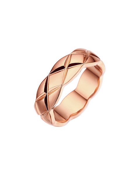 Woven Texture Women's Ring