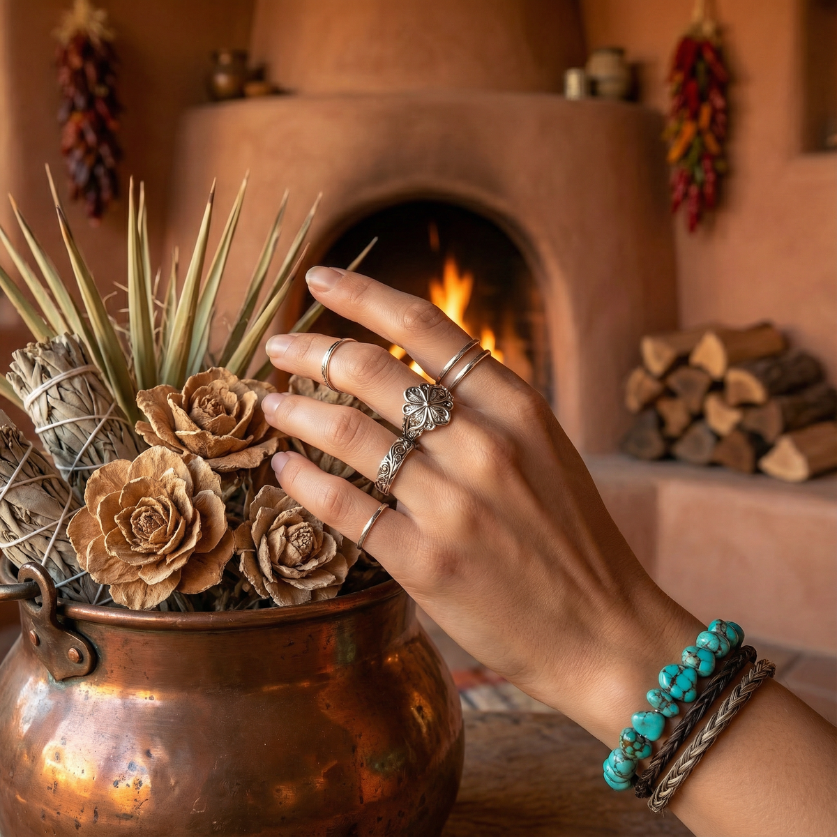 Wild Bloom Vintage Ring