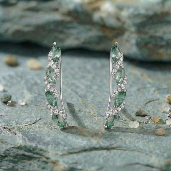 Verdant Wave Earrings