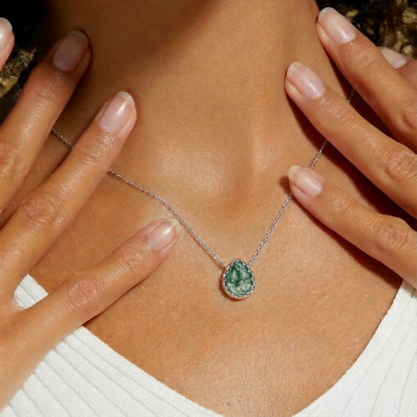 Verdant Rainstone Necklace