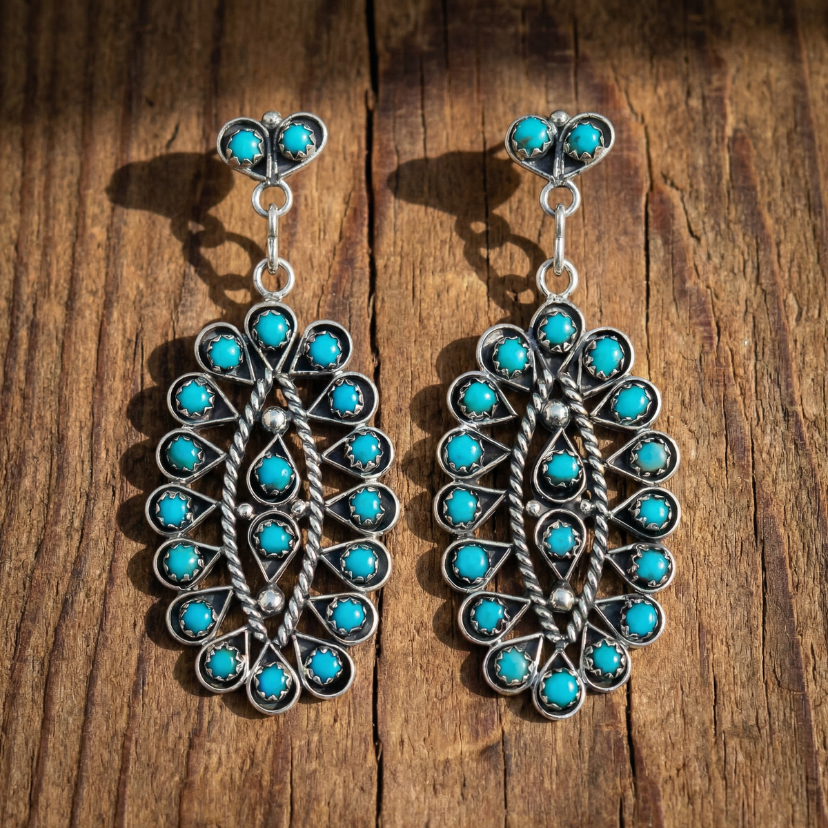 Peacock’s Wings Earrings