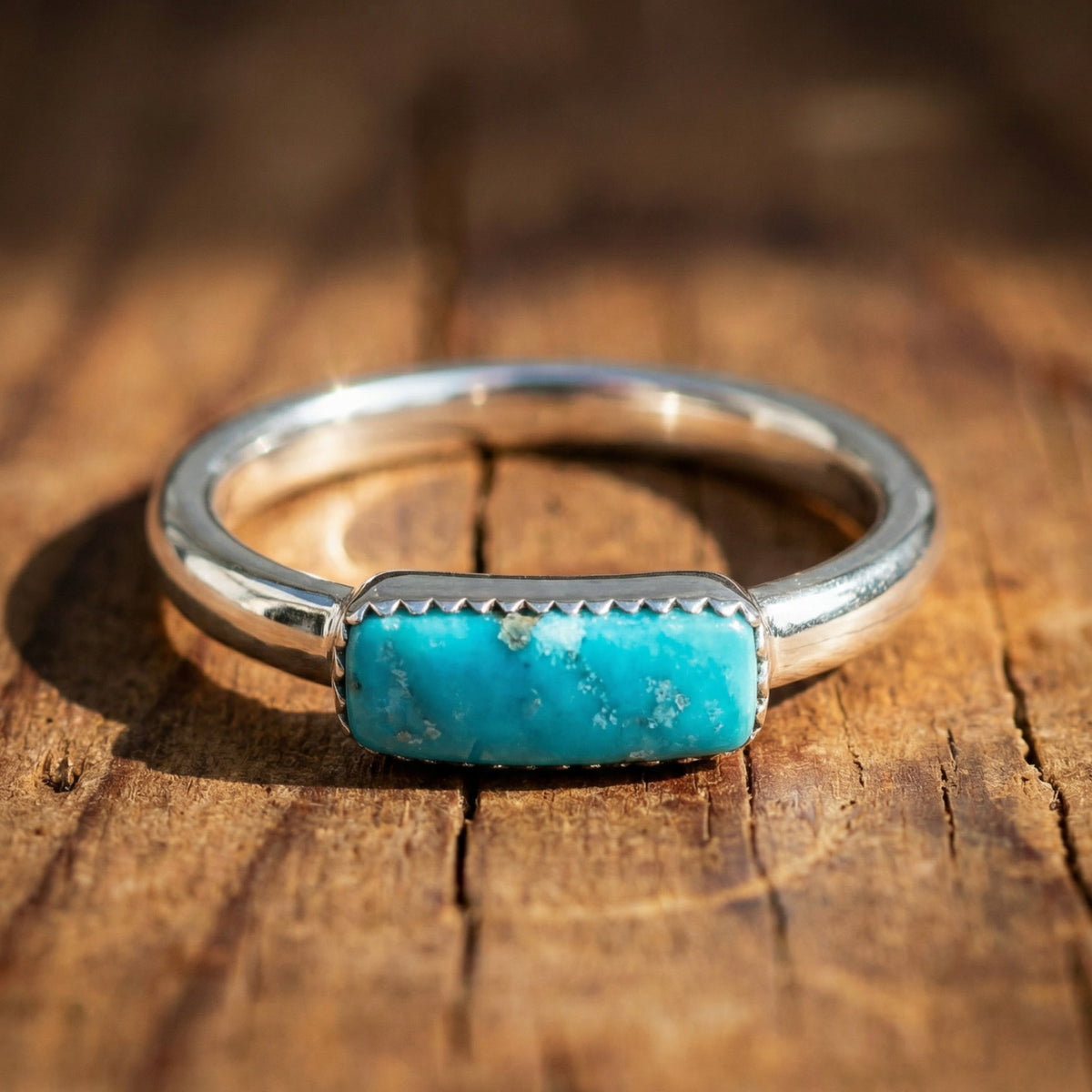 Azure Wave Ring