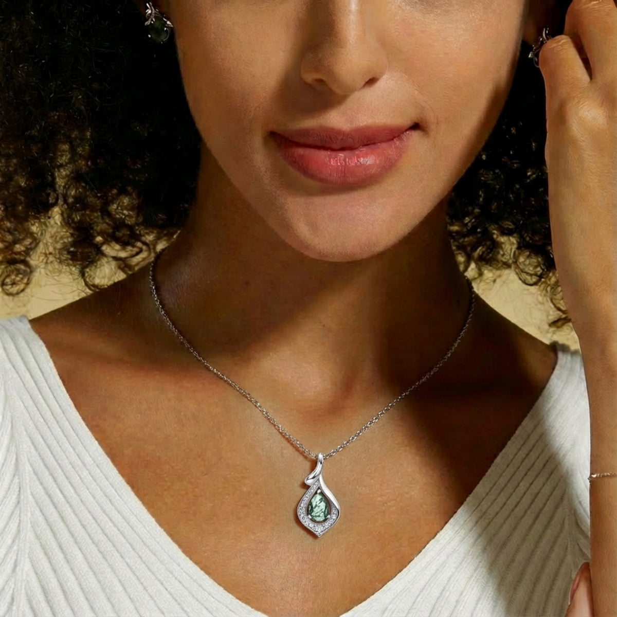 Forest Droplet Necklace