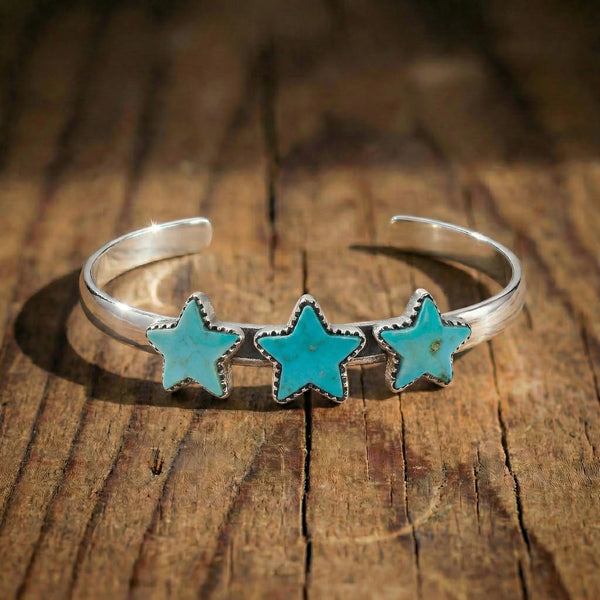 Three Stars Cuff Bracelet