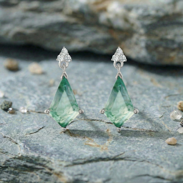 Moss Prism Earrings