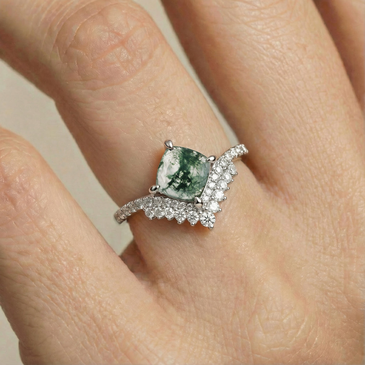 Verdant Crown Ring
