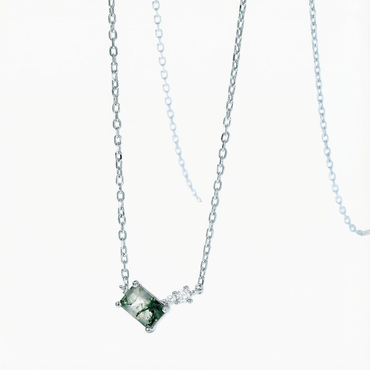 Forest Cube Necklace