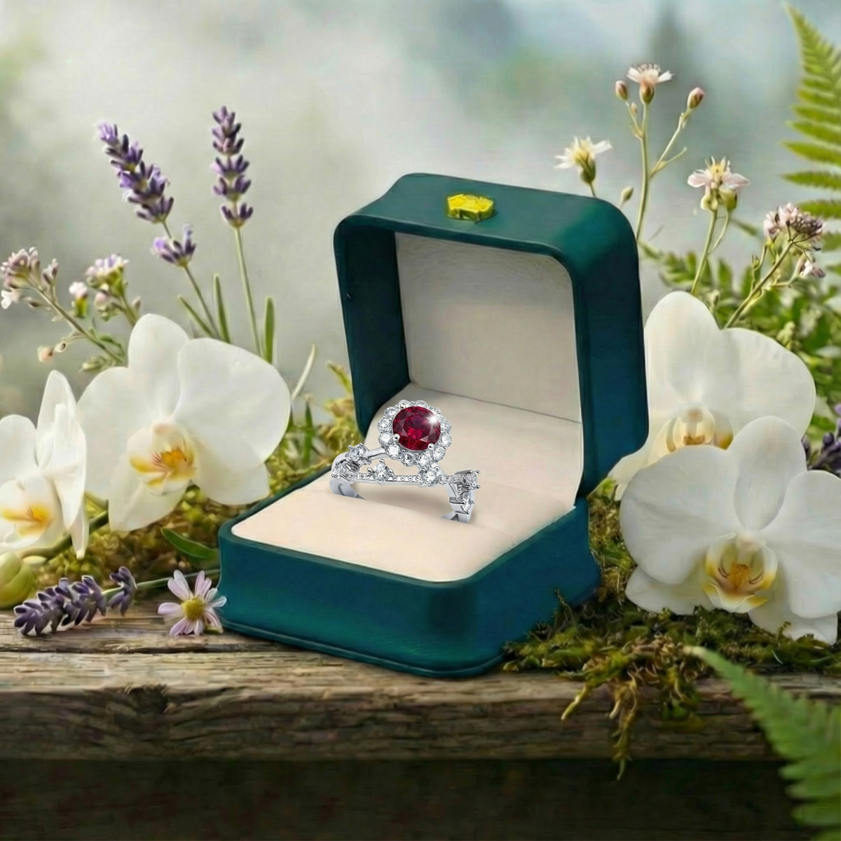 Stellar Heart Ring