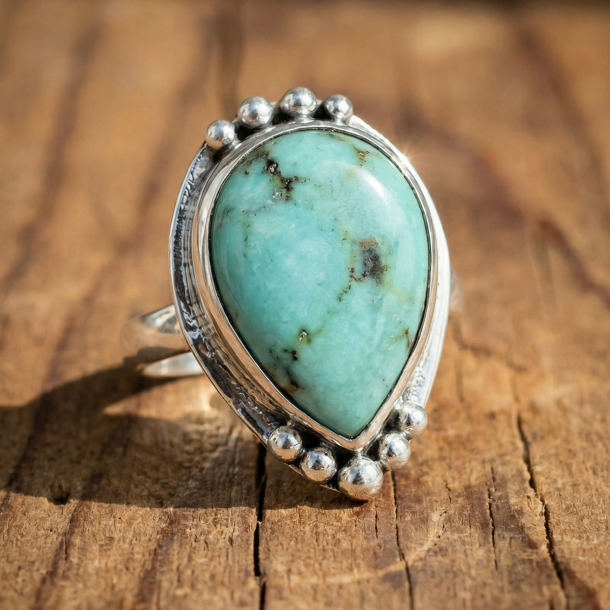 Teardrop Turquoise Ring
