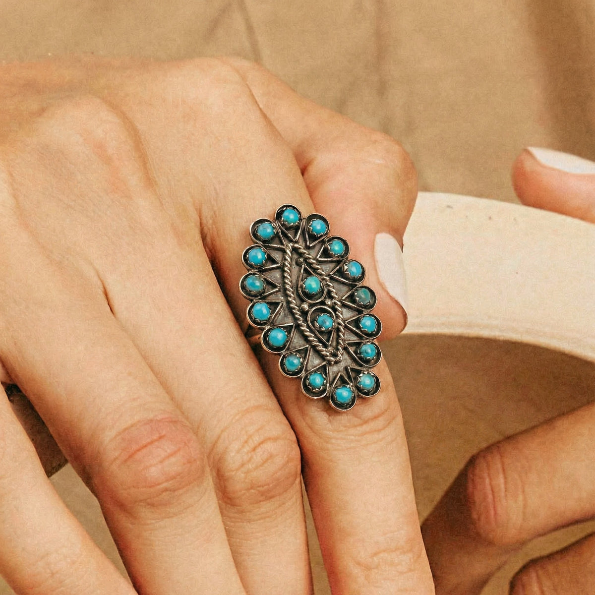 Peacock’s Wings Ring