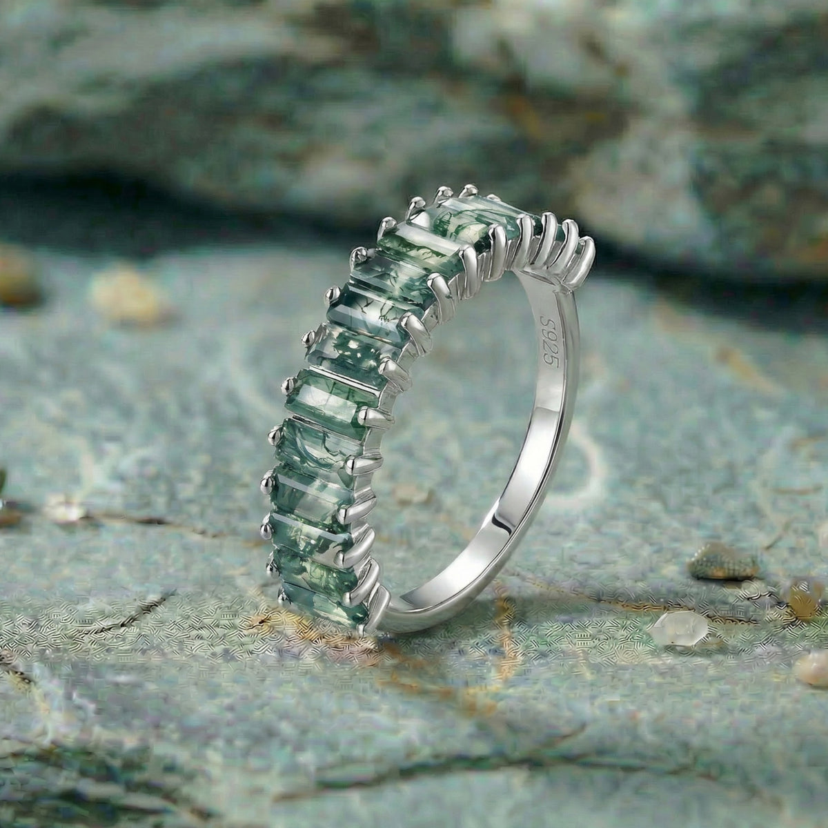 Emerald River Ring