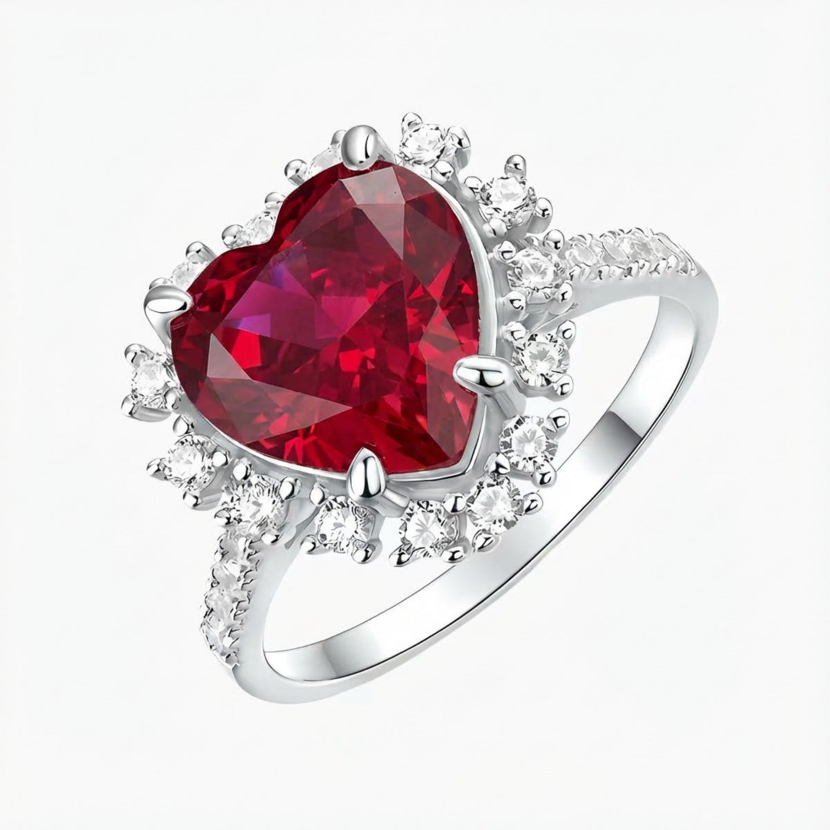 Crimson Bloom Ring