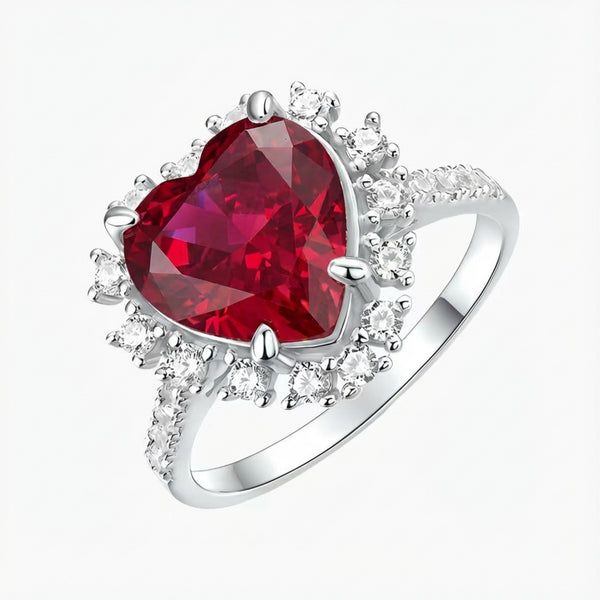 Crimson Bloom Ring