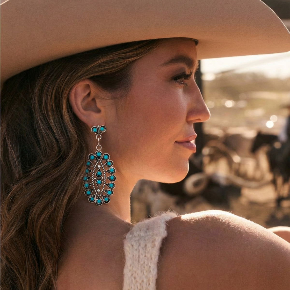 Peacock’s Wings Earrings