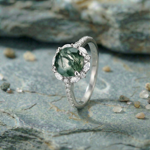 Emerald Bloom Ring