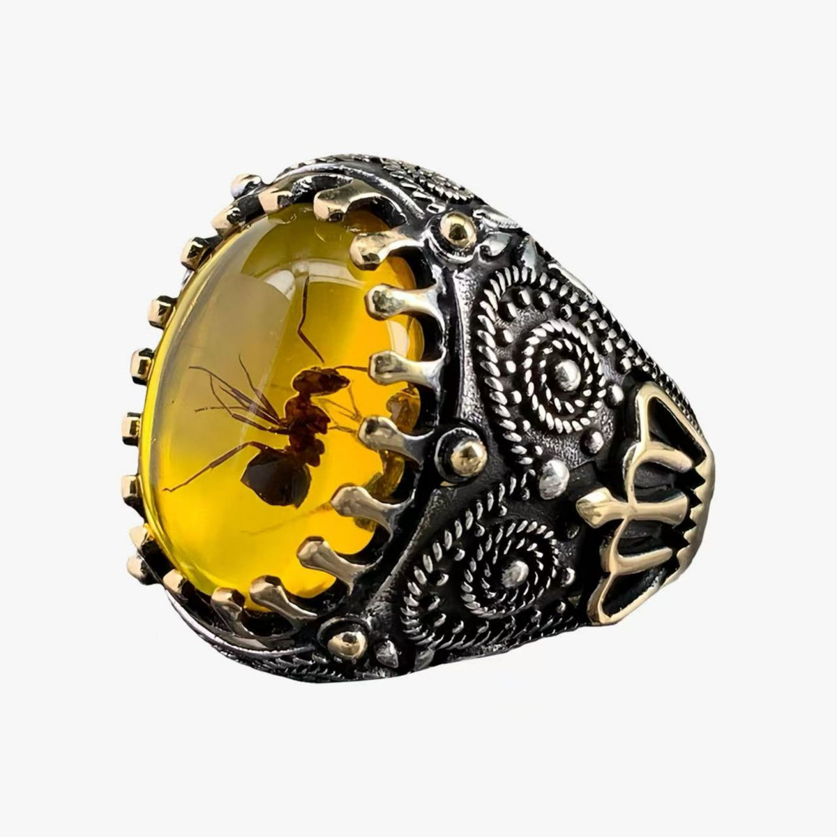 Vintage Amber Ring