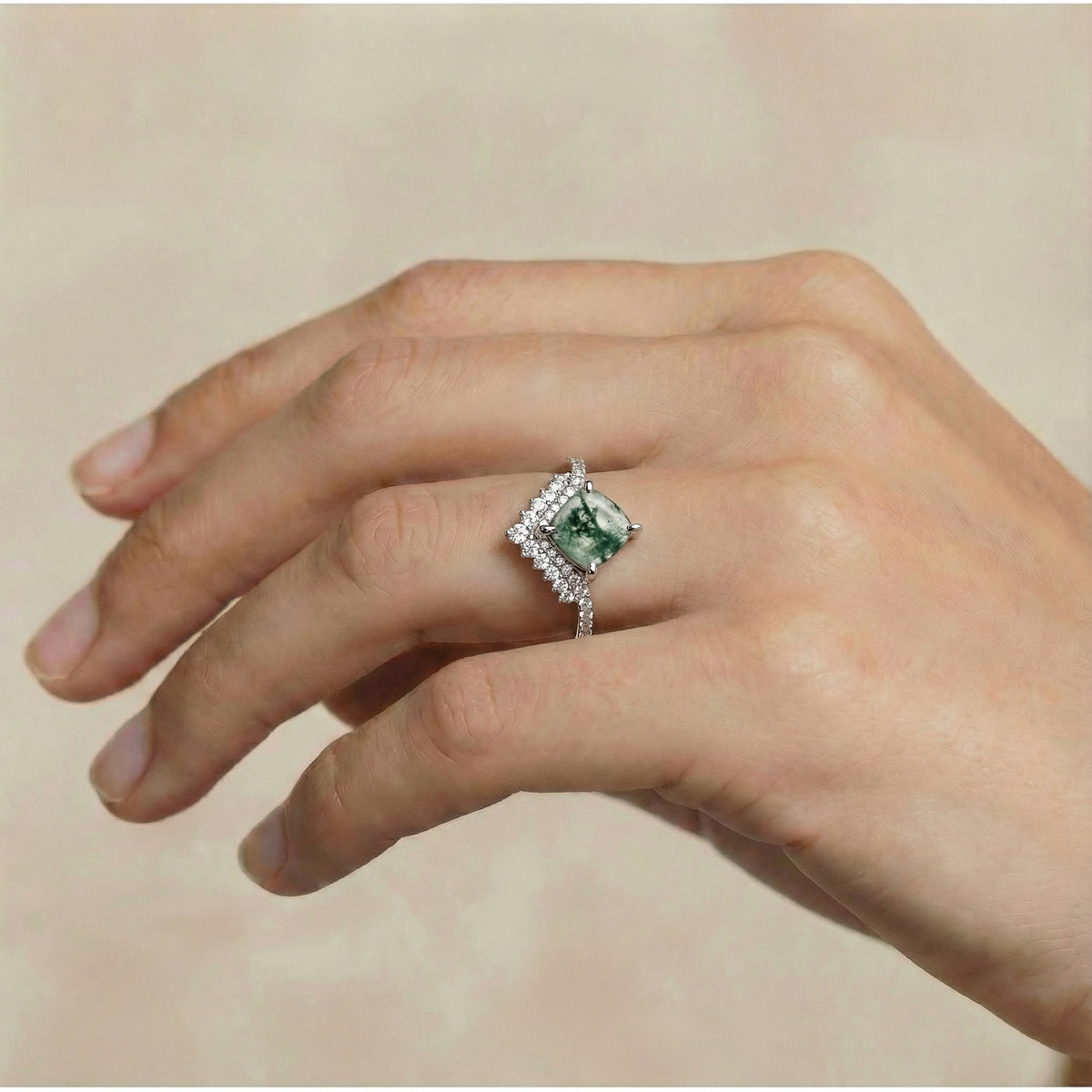 Verdant Crown Ring