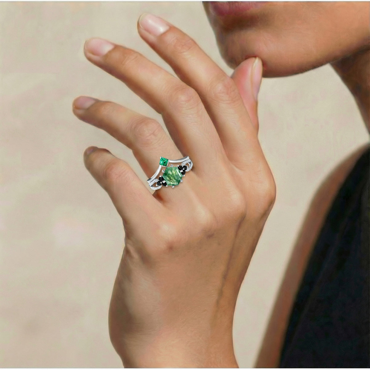 Verdant Starlight Ring