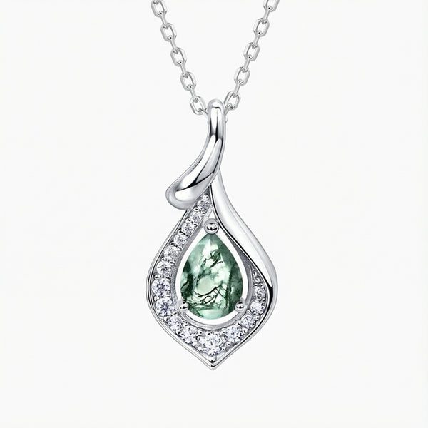 Forest Droplet Necklace