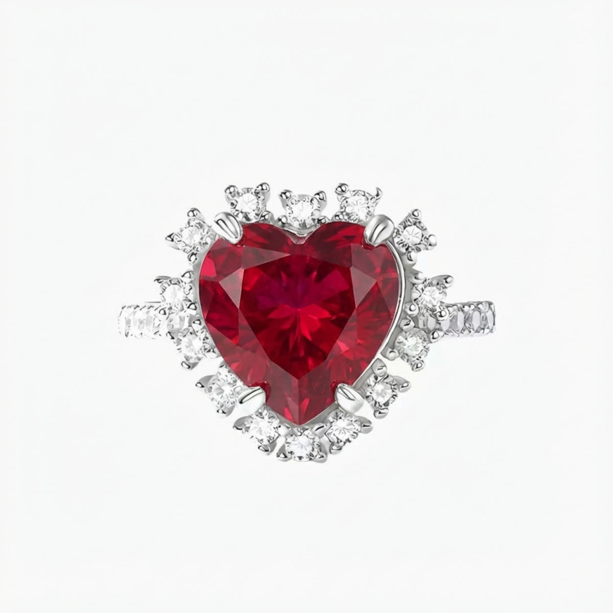 Crimson Bloom Ring