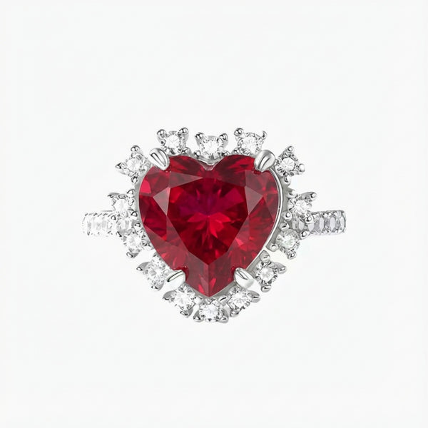 Crimson Bloom Ring