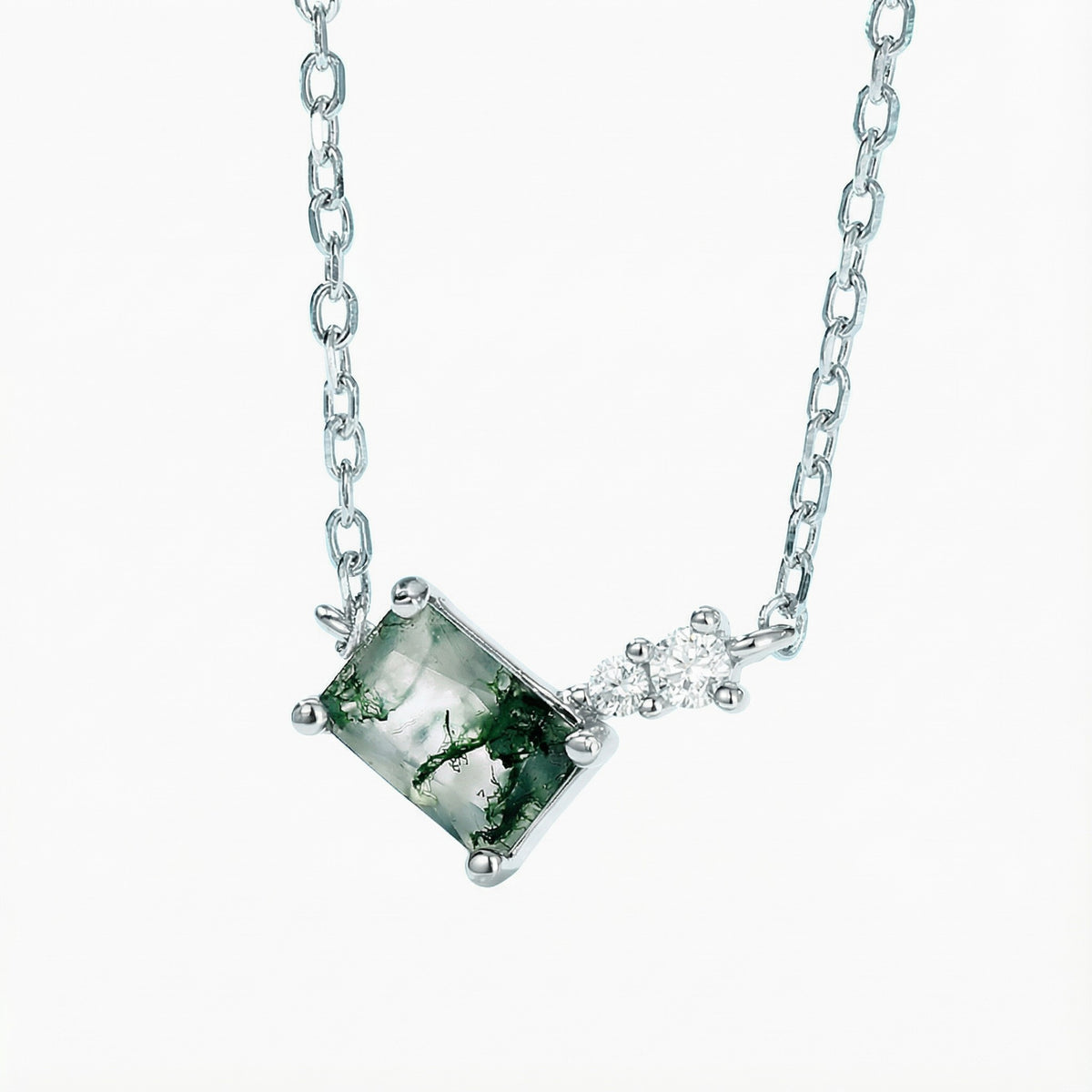 Forest Cube Necklace