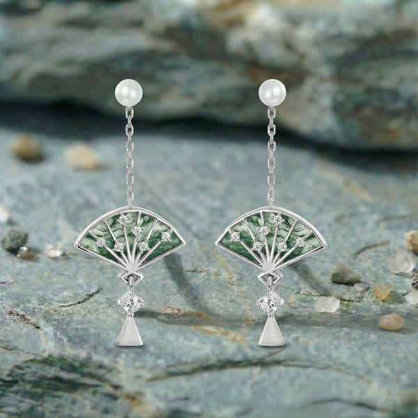 Forest Fan Earrings