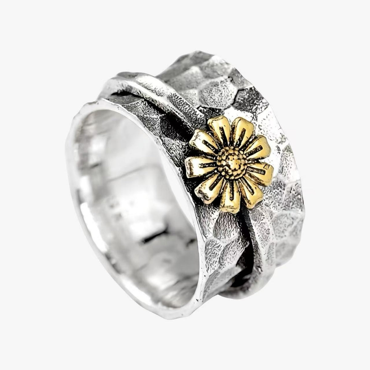 Sunflower Spinner Ring