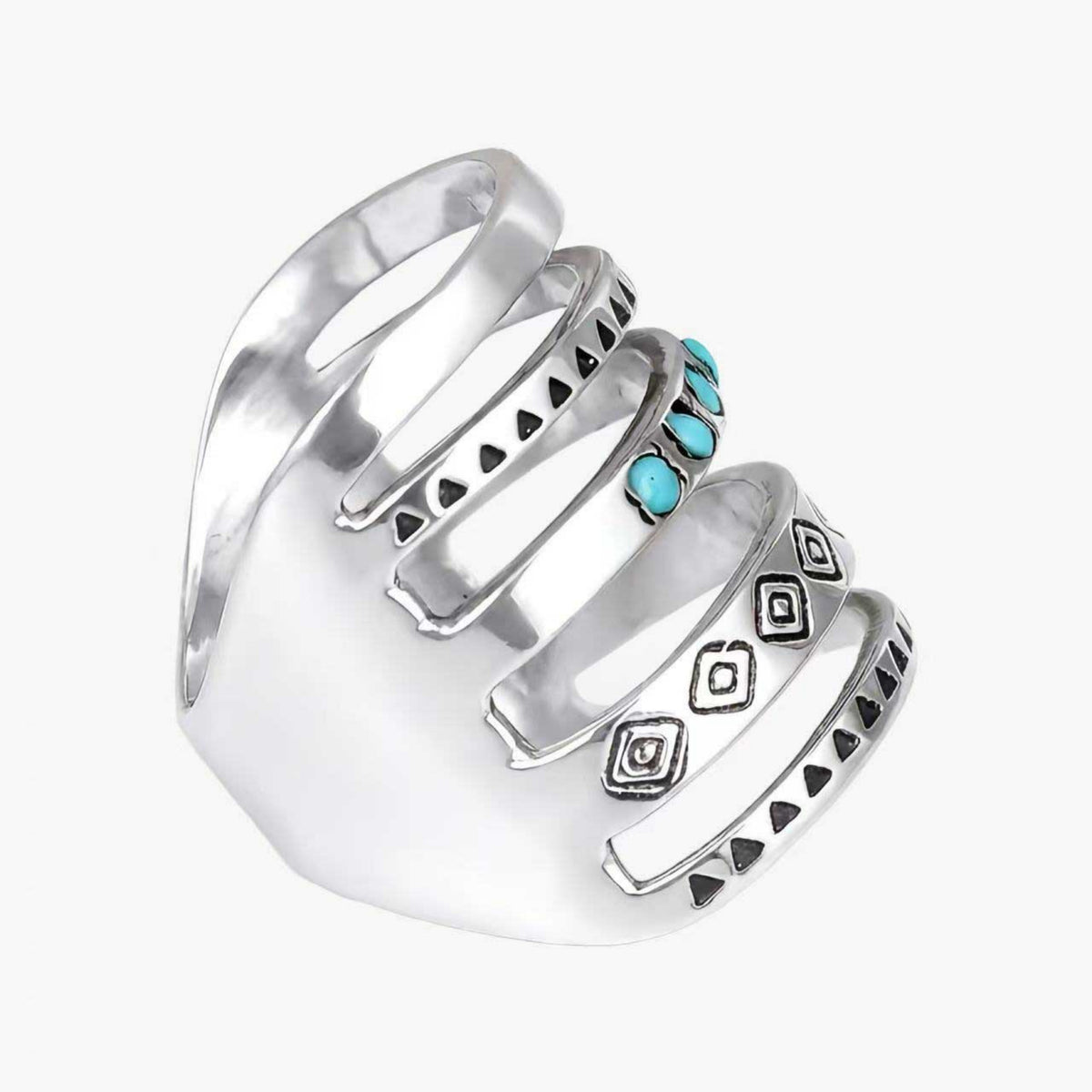 Multi Layer Stacking Design Ring