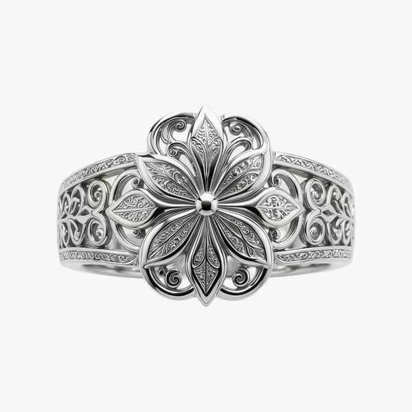 Wild Bloom Vintage Ring