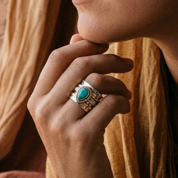 Turquoise Spinner Ring