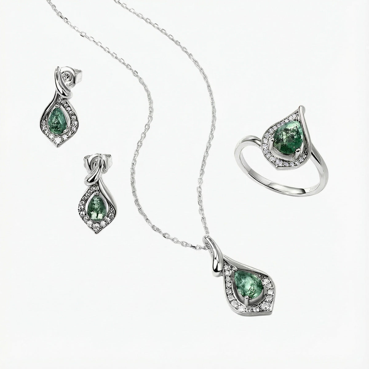 Forest Droplet Necklace