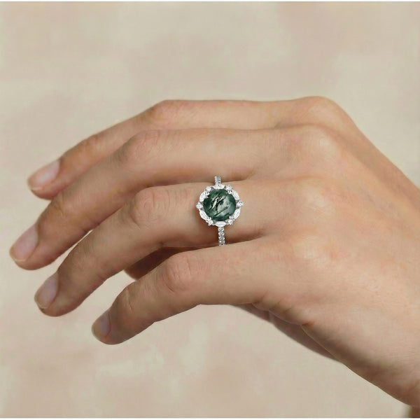 Emerald Bloom Ring