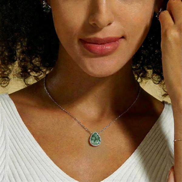 Verdant Rainstone Necklace
