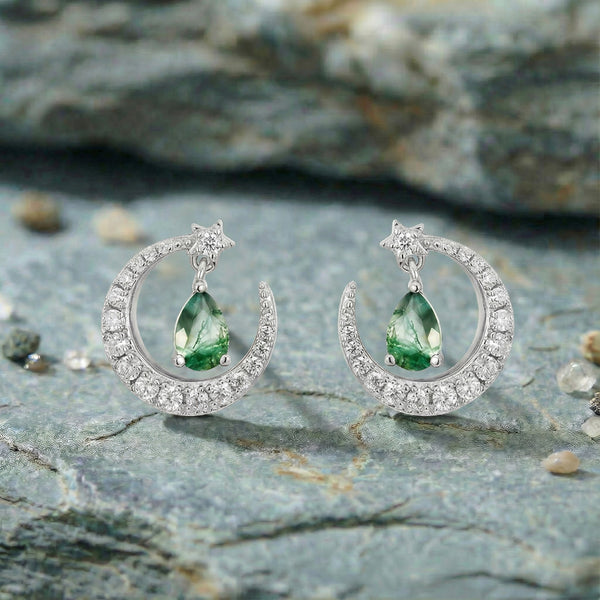Luna Moss Earrings