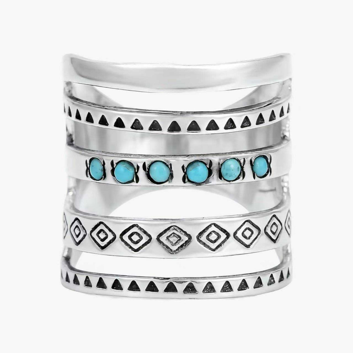 Multi Layer Stacking Design Ring