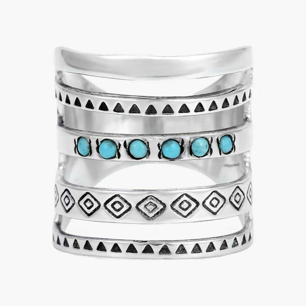 Multi Layer Stacking Design Ring