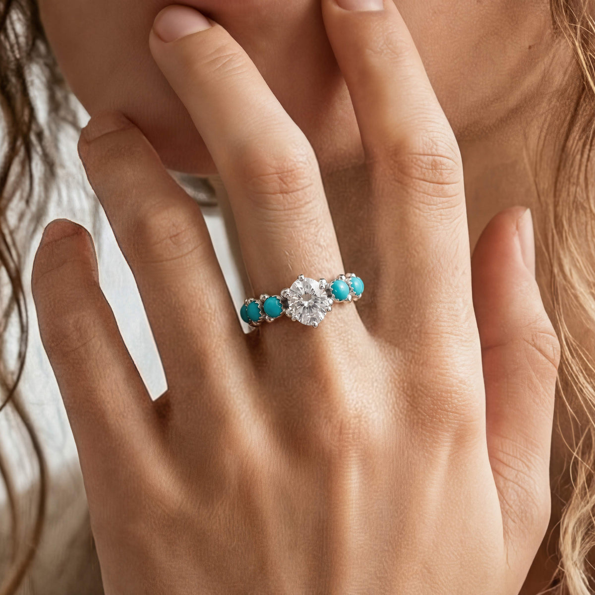 Starlight Halo Ring