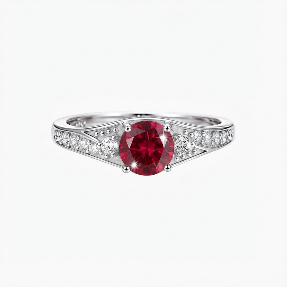 Heart Vow Ring Set