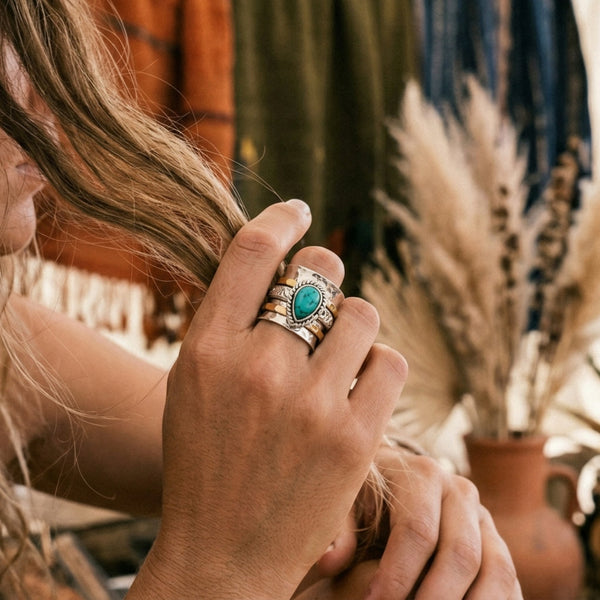 Turquoise Spinner Ring