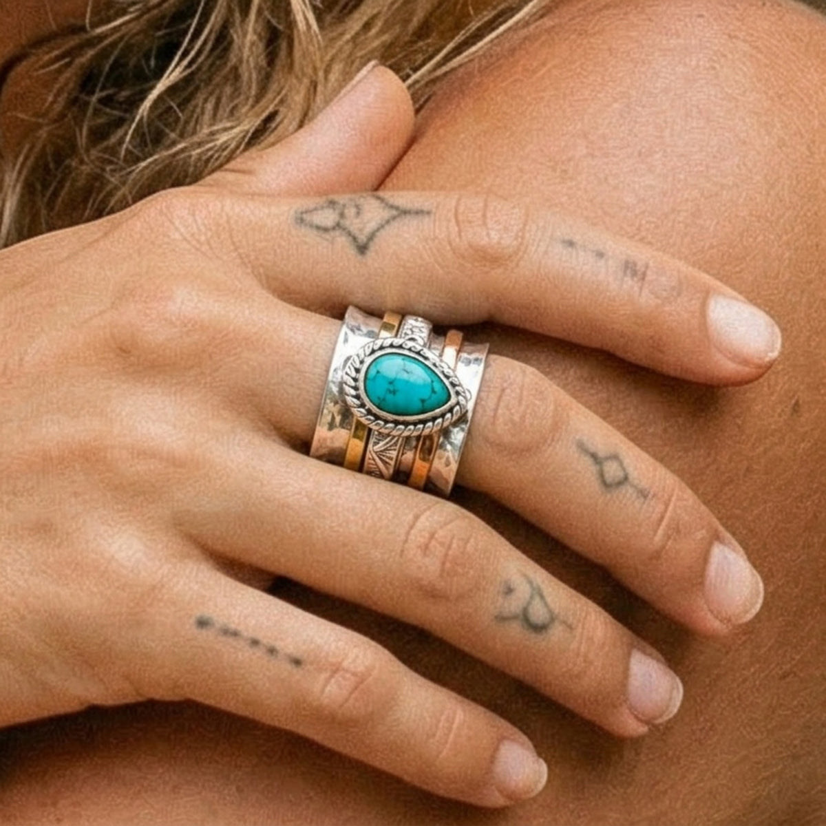 Turquoise Spinner Ring