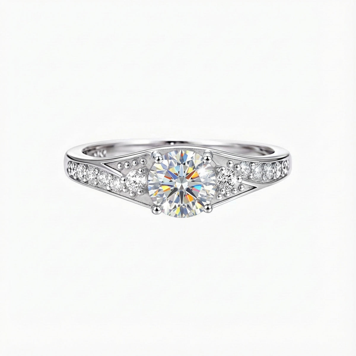 Heart Vow Ring Set