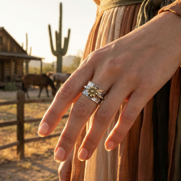 Vintage Daisy Ring