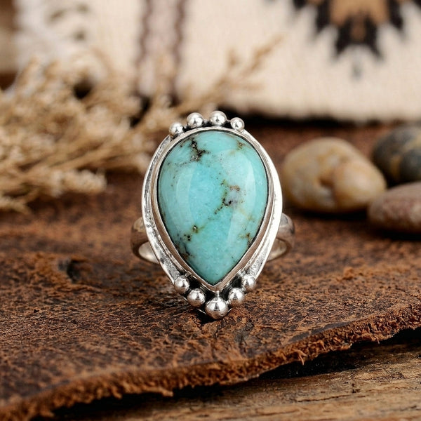 Teardrop Turquoise Ring